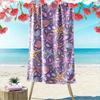 Starfish and Seashell Pattern Towel Beach Towel Quick-drying for Travel Outdoor Sports Jogging Beach and Swimming