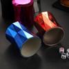 Electroplated Diamond Grid Dice Shaker Cup with Custom Logo