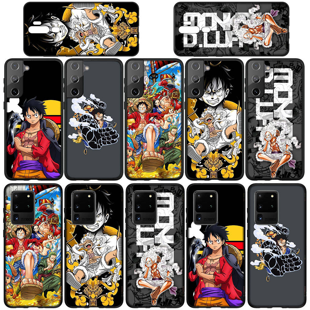 Für Samsung Galaxy S25 S24 S23 S22 Ultra FE Plus A17 A37 A57 A56 A55 A06 A16 A15 A36 A26 A35 A05 A25 A54 A34 Handyhülle Luffy Poster Gear 5 One Piece