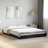 VidaXL Bed Frames Black 160x200 Cm Engineered Wood, Bedroom Furniture, Slatted Base, Pallet Bed, Bed, Bed 842008