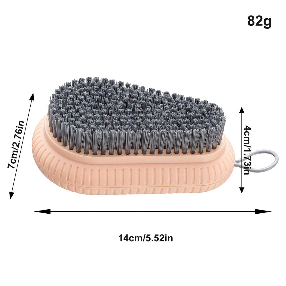 

Solid Color Nail Cleaning Brush Remove Dust Manicure Pedicure Tools Nail Art Manicure For Cleaning Under Nails рожевий
