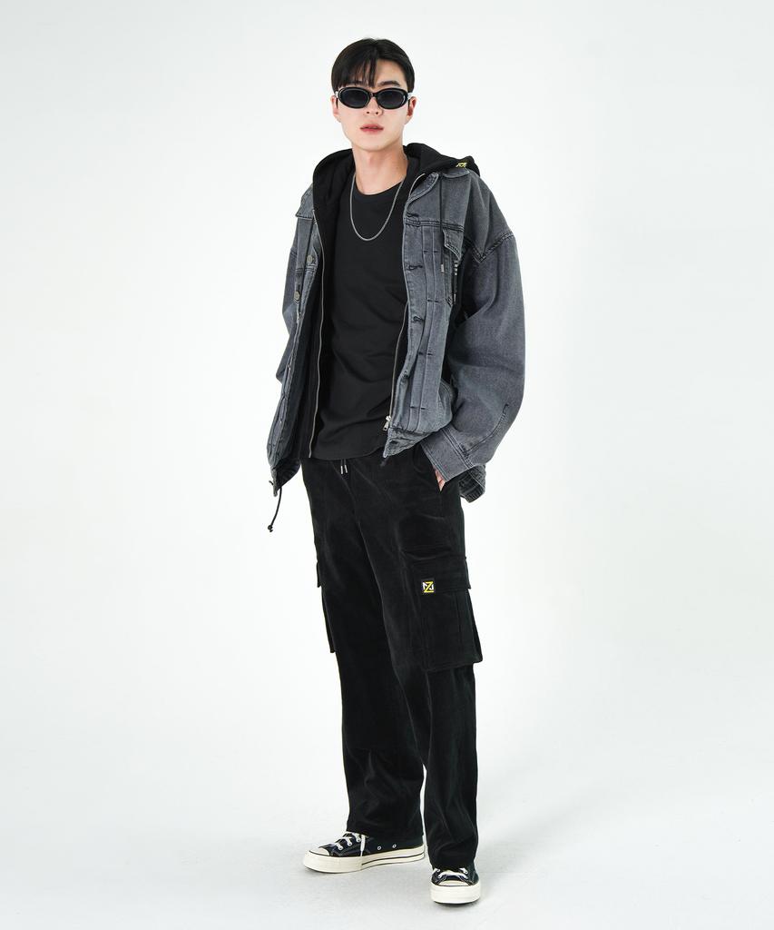 Jenyujeu Iblaz Corduroy Pants - Black