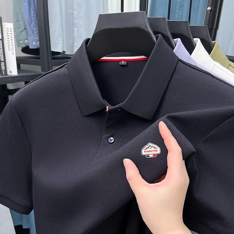 VEE KELLEN Men's Breathable Business Casual Polo Shirt