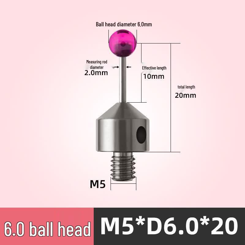 Aokewen M5*D6.0*L20 Стержень щупа для КИМ из вольфрамовой стали
