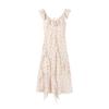 French Ruffle Floral Long Dress