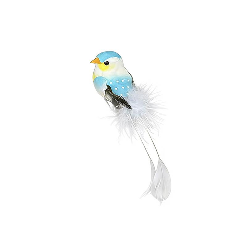Cute Artificial Birds Fake Foam Animal Simulation Feather Birds Models Tit DIY Craft Home Garden Ornament Decoration