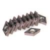 10pcs Box DCMT070204 VP15TF DCMT21.51 Carbide Inserts CNC Lathe Blades Cutter Turning Tool