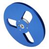 14 7 Inch Empty Reel 3 Hole Aluminum Alloy Opening Machine Part Takeup Reel for TEAC Blue
