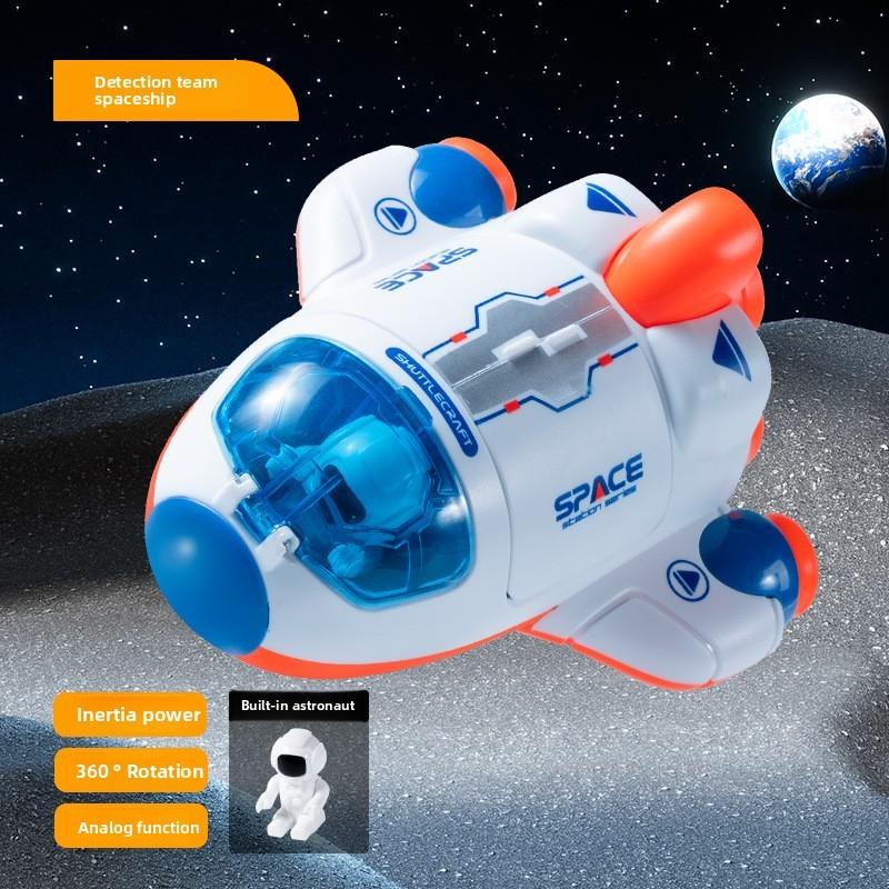 

Игрушка Космический самолет для исследования космоса Астронавт Раннее обучение Развитие мозга Подарок Orange Ship