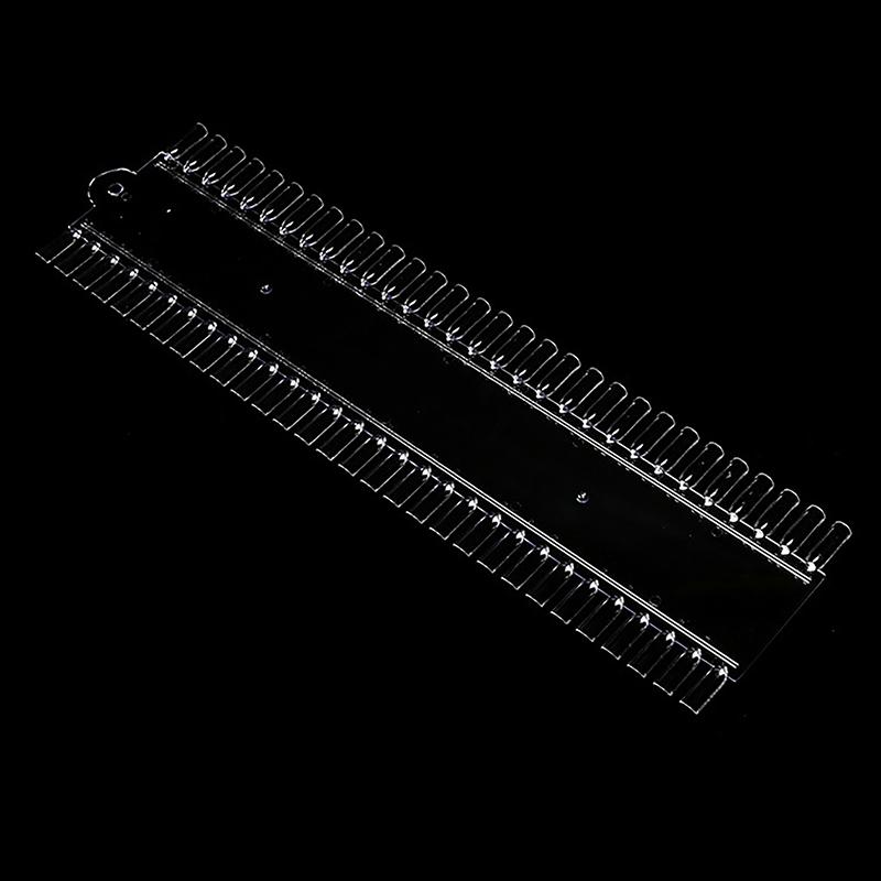 

60 шт./компл., накладные ногти, палитра лака для ногтей, подставка, инструменты для демонстрации, инструменты для маникюра с плоским дном, твердые пластмассовые инструменты для дизайна ногтей прозрачный