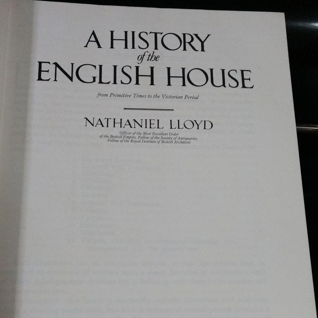 [USED] A History of the English House