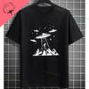 Funny I Need More Space Fashion Ufo Aliens Graphic Tshirt Unisex Casual Round Neck Pure Cotton Short Sleeve Sportswear Tee