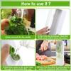 Herb Saver for Refrigerator Tall Shape Herb Keeper with Clear Window Cilantro Containers Fresh Herb Keeper Herb Saver Container