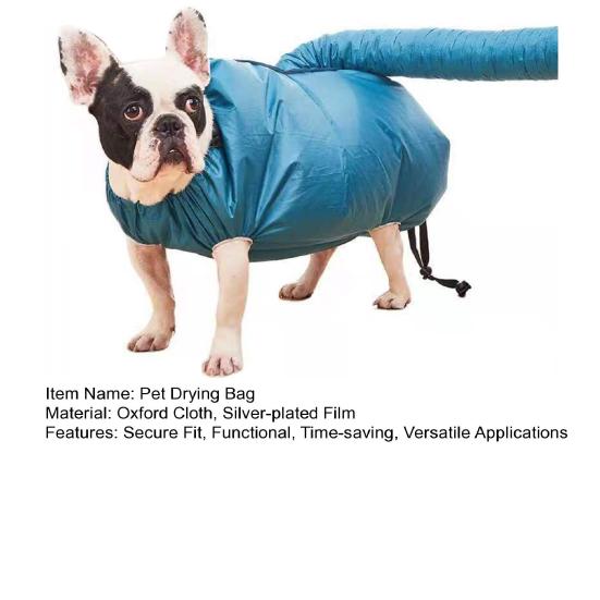 Pet Drying Bag Dogs Fast Drying Tool Compatible with Blow Dryers Portable Pet Hair Dryer Bag for Small Medium Large Fluffy Dogs And Cats