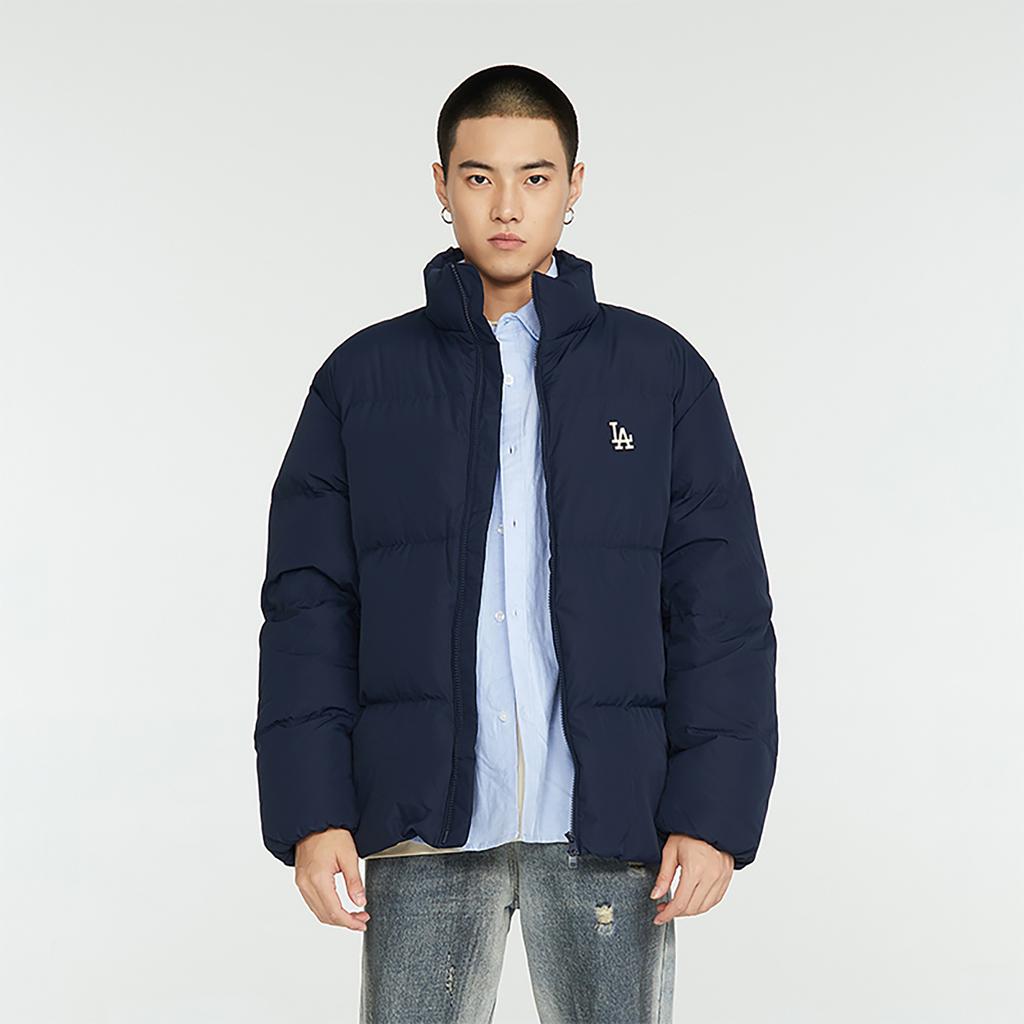 New MLB Down Jacket Unisex Deep Sea Blue 3ADJB0336-07NYD