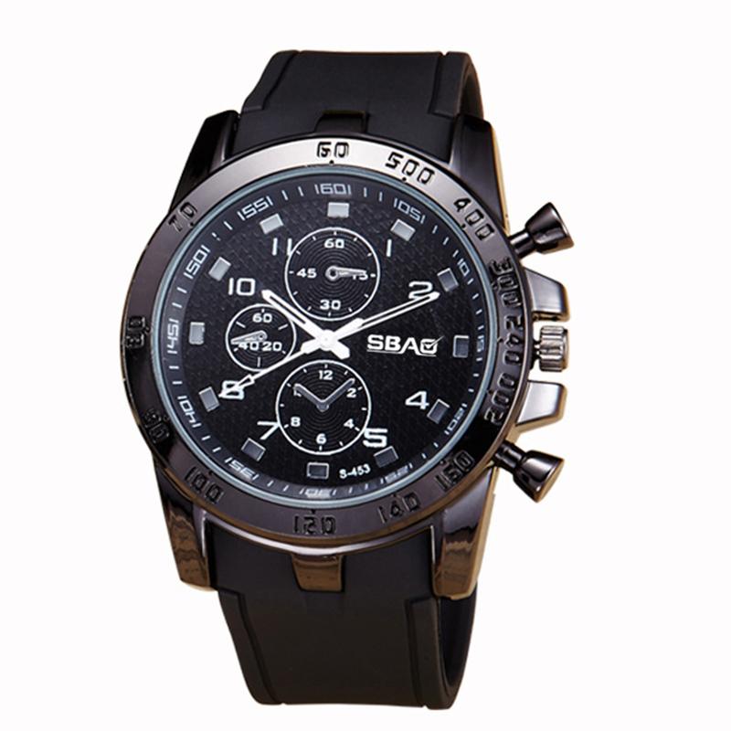PDTO New Men Luxury Stainless Steel Sport Analog Quartz Modern Fashion Wrist Watch