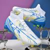 Men Soccer Shoes Cleats Training Boys Outdoor Sport Football Boots Adult Long Spikes Non Slip Cleats Breathable Match Sneakers