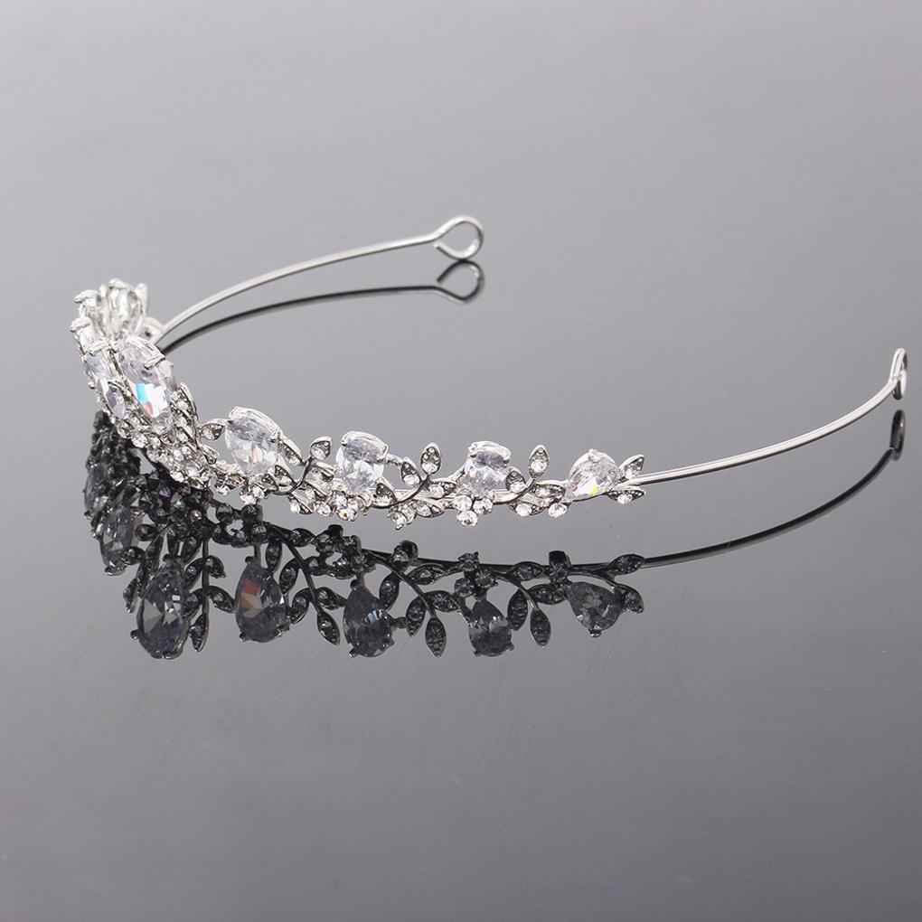 Damen Täglich Irene Tiara Accessoire Hochzeitskrone Dekoration