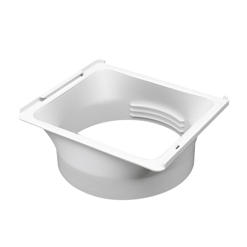 15 cm quadratischer tragbarer Klimaanlagen-Abluftkanal-Schnittstellenrohr-Anschlussadapter Klimaanlagenzubehör