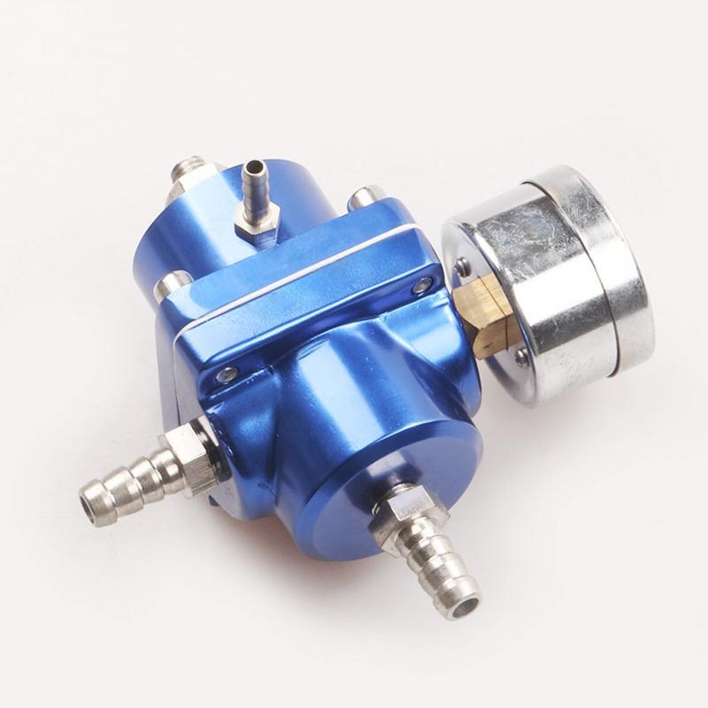 Adjustable Racing Fuel Pressure Regulator With Gauge Fuel Supercharger