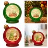 Christmas Snow Globe Christmas Ball Gift Luminous Home Decoration Crafts Snow