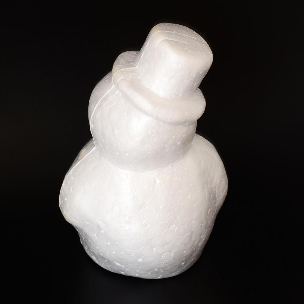 Styrofoam Foam Material Handwork White Polystyrene Ornaments for Christmas Snowman Decorations DIY Art Projects