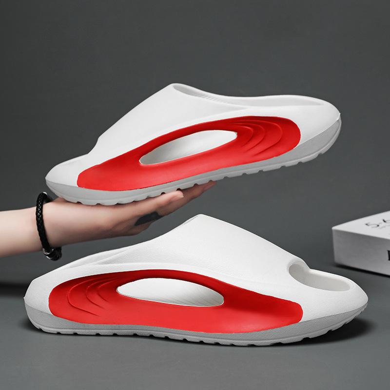 Kapcie kapcie dla par lato nowe grube dno antypoślizgowe odporne na zużycie kapcie męskie i damskie rekreacyjne na zewnątrz na plażę