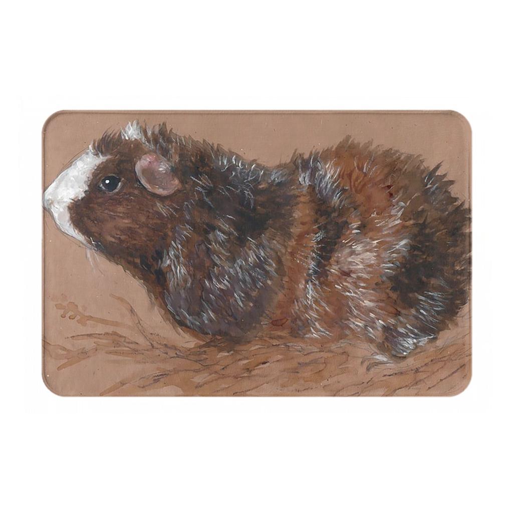Roan guinea pig Non-slip Doormat Floor Mat Sand Scraping Carpet Rug for Kitchen Entrance Home Bathroom Footpad Mats