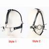 Female Slave Ball Gag Metal Mouth Hook Nose Hook Integrated Gag Adult Fun Adjustment Expander Training Facial Gag