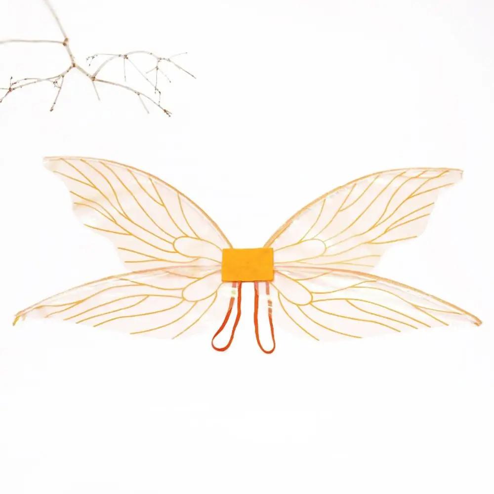 Girls Gift Princess Angel Wing Cosplay Costume Party Favor Halloween Cicada Wing Fairy Wings  Dress-Up Wings
