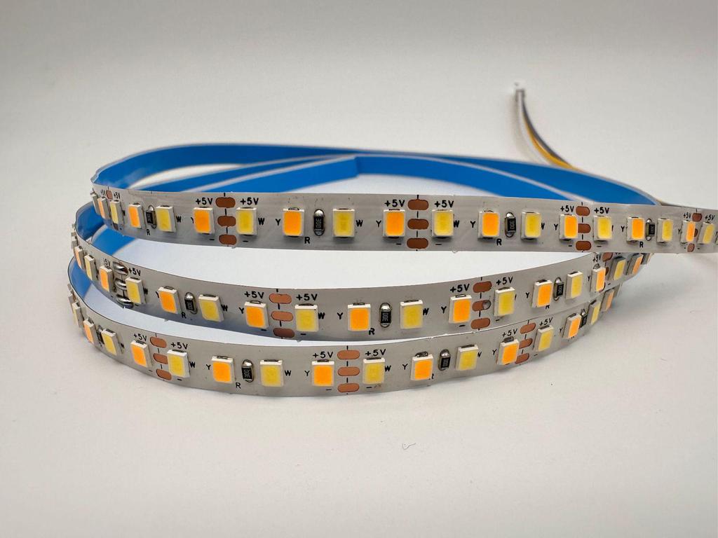 5V Dual-Color LED Strip with Touch Control & Dimming