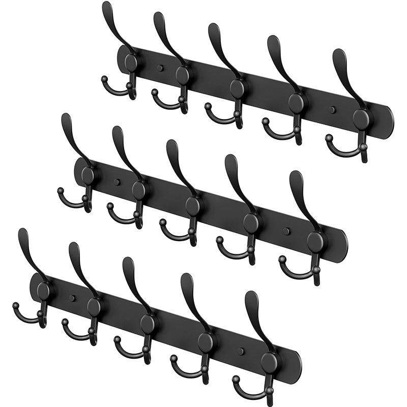 Home Entrance Clothes Hook Hanging Hanger, Strong Adhesive Clothes and Hat Hanging Hook Behind The Door