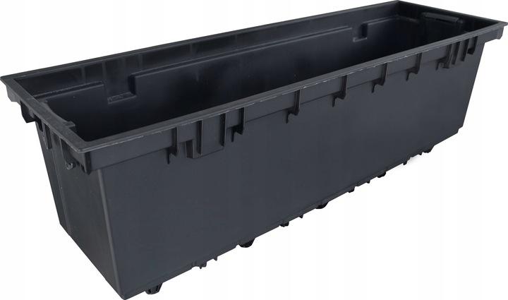 Urbi DUC800 podlouhlý květináč s vložkou | Antracit