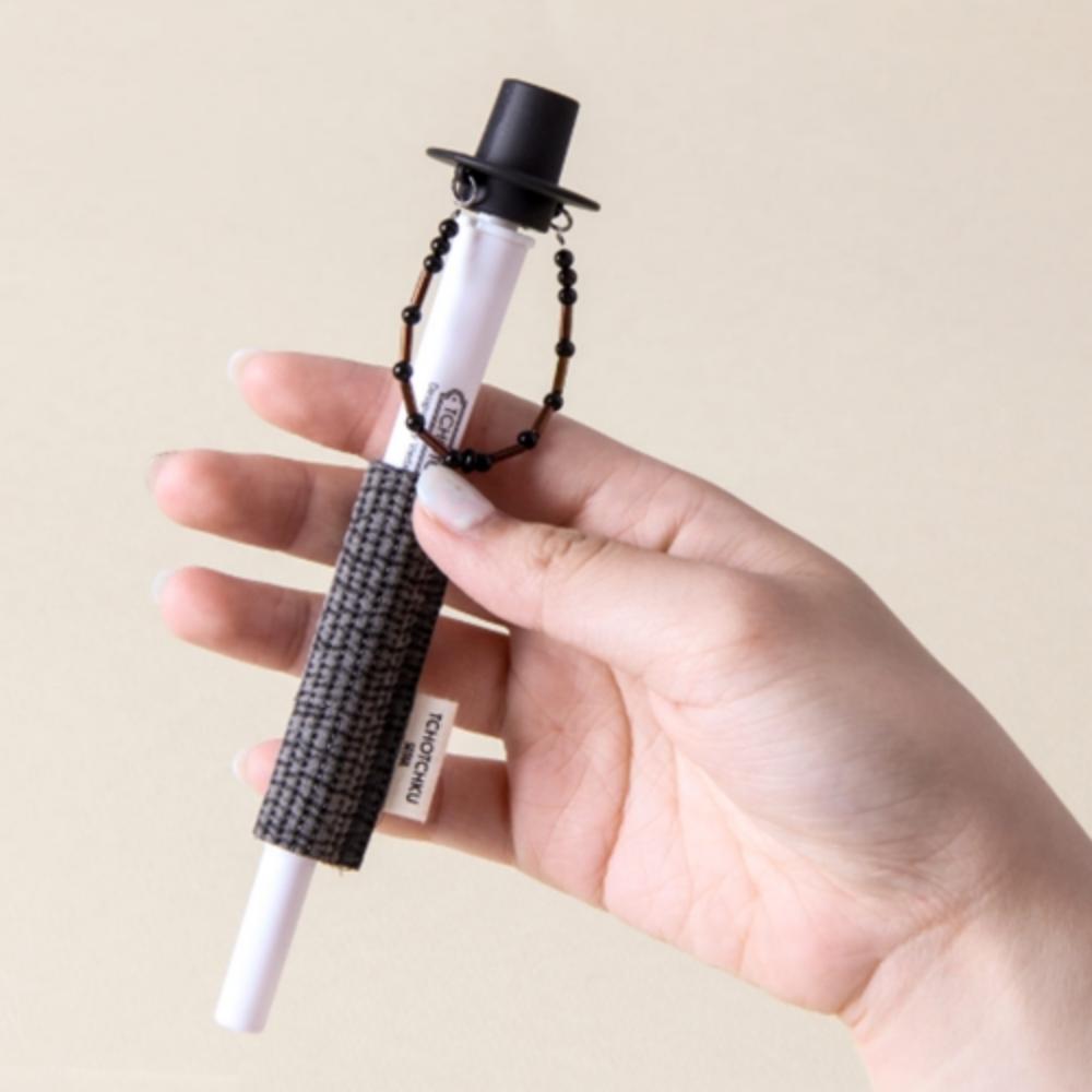 Korean Headwear Pen Series-Black Gat  Pen/Jeon Rip  Pen-Handmade Goods
