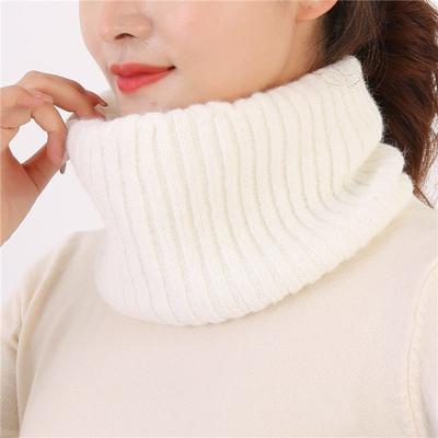 Winter Elastic Thick False Collar Scarf Double Sided Use Warm Women Knit Coldproof Neck Guard