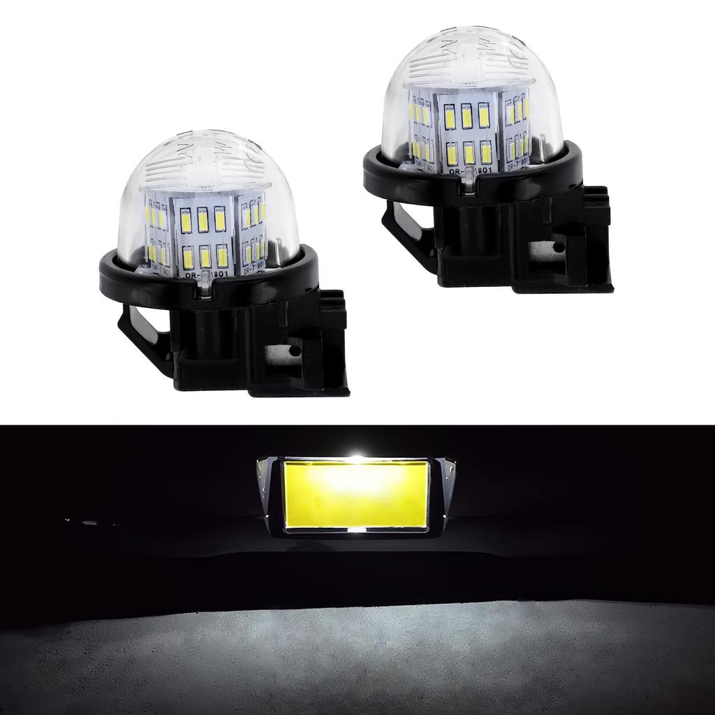 Futwod LED License Plate Light for Suzuki Every Wagon Jimny Jimny Every Van Wagon and Custom 6500K Genuine Set of DA17W, JB23W, JB64W, Sierra, DA17V,