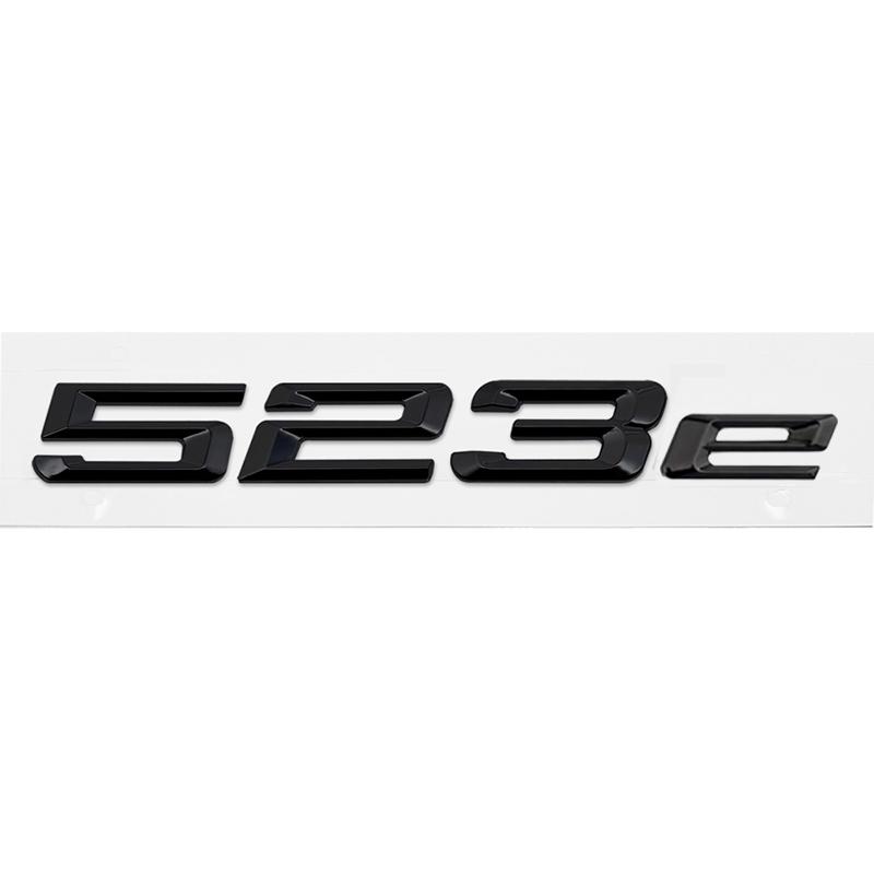 ABS Auto Kofferraum Heck Buchstaben Logo Plakette Emblem Aufkleber für BMW 5er Serie 520e 525e 528e 530e 535e 540e 550e E39 E60 E61 F10 F11 G30