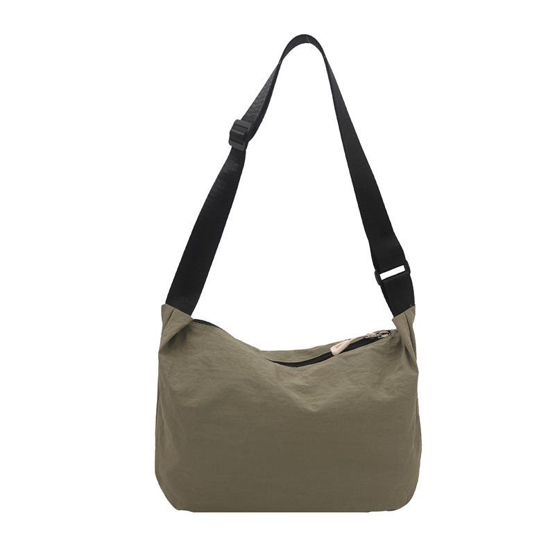 2025 Summer New Simple Casual Waterproof Fabric Mother Bag Fashion Literary and Casual Women's Bag Shoulder Messenger Bag