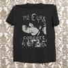 The Cure Robert Smith Concert Unisex Katoenen T-shirt Zwart Katoenen T-shirt