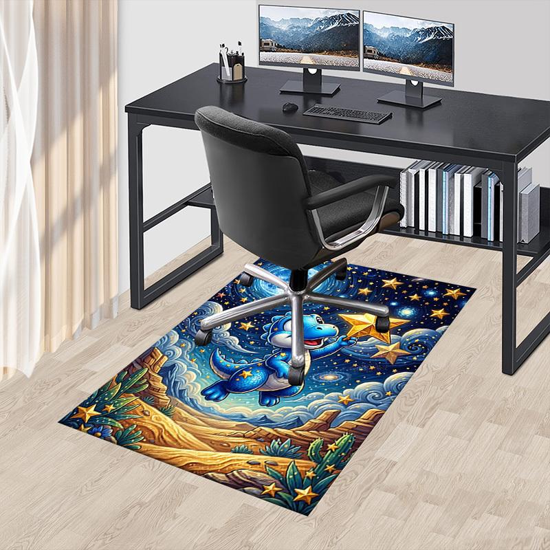 1PC Dinosaur Extra Large Non-Slip Floor carpet, Office, family, bedroom, Studio - Large Area Rug,Longlasting Material-K0385
