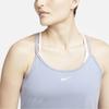 Nike Dri-FIT One Elastika Solid Logo Tank Top Women Tops Indigo-Mist DD4941-519