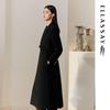 ELLASSAY Women's Belted Lambswool Blend Long Coat