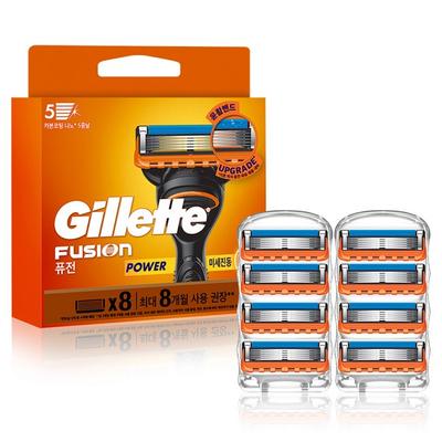 Gillette 2024 Fusion Power Razor Blade ,Korean Razor Blade