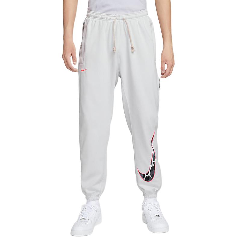 Nike Fleece Lined Breathable Lace-Up Casual Pants Men bottoms White HV1844016