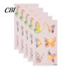Temporary Body Art Decals 5 Sheets Butterfly Tattoo Stickers, Waterproof Flower Tattoos, Colorful Removable Stickers Face Tattoos for Parties