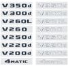 3D NIGHT EDITION Emblem for Benz V-Class W447 V260L V200d V220d V250d V300d V350d Fender & Trunk Logo Sticker Accessori