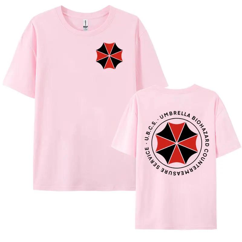 Umbrella Corporatio Logo Graphic T Shirt Resident Evil Clothing Tee Shirt Mens Y2k Harajuku Oversized Cotton Tshirt Streetwear