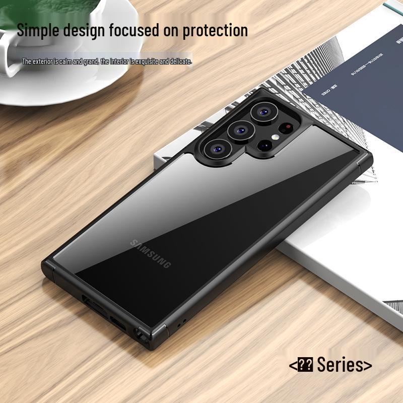Samsung Galaxy S23/S23 Ultra Schützende Transparente Handyhülle - Sturzsicheres Design