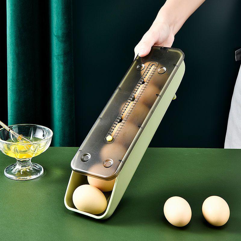 Kitchen Creative Multifunctional Stackable Egg Box Refrigerator Fresh-keeping Storage Box Convenient Home Storage