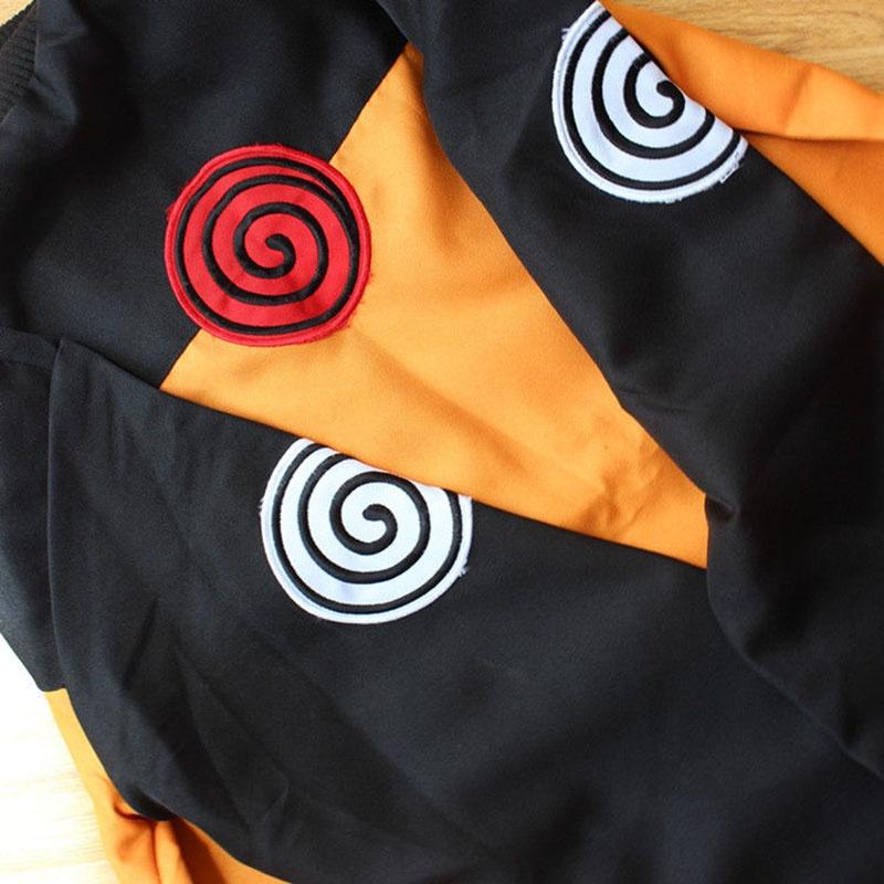 Premium Quality Naruto Uzumaki 2nd Shippuden Cosplay Costume Coat And Pant Fashion Uniform For Anime Enthusiasts